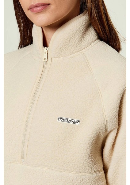 Jeans Kadın Ekru Sweatshirt W5BQ18K1042-ECRU modelleri