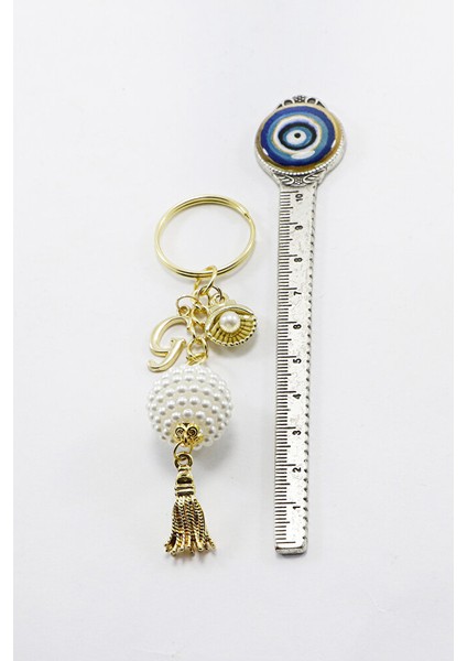 Gold Halkalı G Harfi Böğürtlen Salkım Püsküllü Küçük Anahtarlık, Hediyelik Çanta Süsü indirimleri