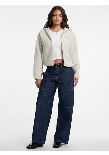 Jeans Kadın Ekru Sweatshirt W5BQ20K1042-ECRU