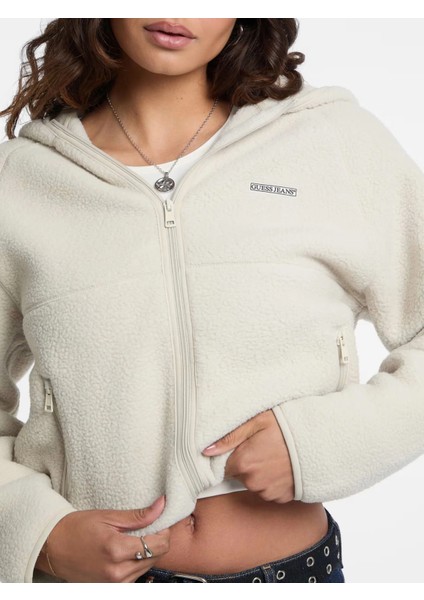 Jeans Kadın Ekru Sweatshirt W5BQ20K1042-ECRU fırsatları