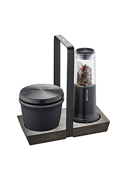 Menage X-Plosıon M – Tuz ve Karabiber Değirmeni Altlık, Dondurulmamış, Ahşap, Yüksek Kaliteli Paslanmaz Çelik, Baharat Değirmeni, Sirke Dispenseri, Zeytinyağı Dispenseri, fiyatları