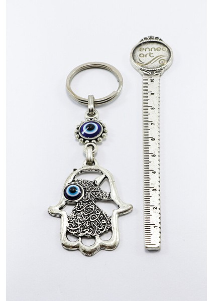 Metal Mevlana Desenli Hamse Eli Anahtarlık, Hediyelik Nazarlı Çanta Süsü modelleri