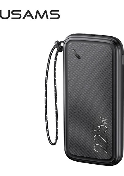 CD151 10000 Mah Powerbank – 20W Hızlı Şarj, Dahili 3’lü Kablolu, Type-C & USB Çıkışlı, Ultra Ince