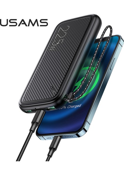 CD151 10000 Mah Powerbank – 20W Hızlı Şarj, Dahili 3’lü Kablolu, Type-C & USB Çıkışlı, Ultra Ince fiyatları