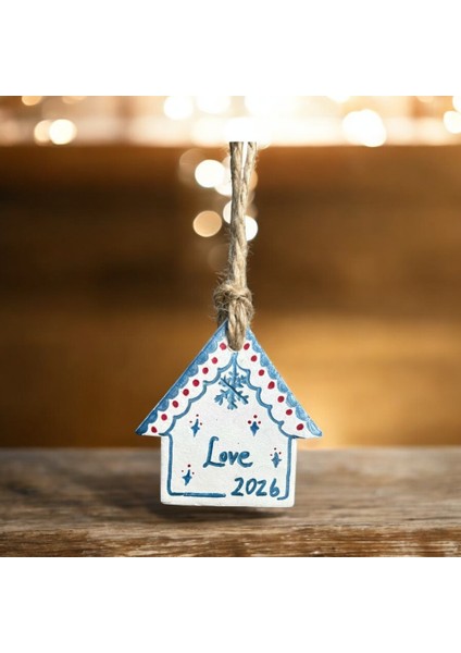 - Love 2026 Tasarımlı El Yapımı Seramik Ev Süsü – Yılbaşı Ağacı ve Dekoratif Askı indirimleri