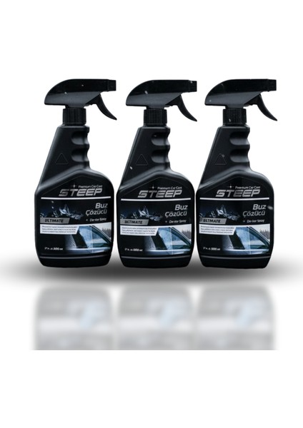 Ultimate Cam Buz Çözücü ve Buzlanma Önleyici 500 ml 3 Adet