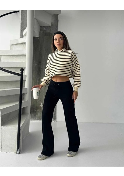 Kadın Modern Siyah Pantolon modelleri