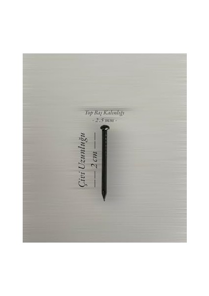 Filografi Siyah Renkli Top Baş 250 Gram Filografi Çivisi modelleri