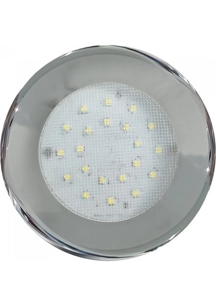 Tekne, Yat, Karavan Aydınlatması Ankastre LED Spot No.2 Krom