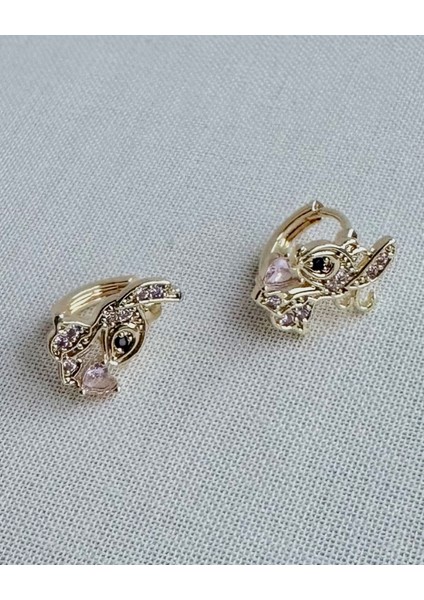 MİNİ TAŞLI STİTCH KÜPE