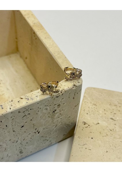 MİNİ TAŞLI STİTCH KÜPE modelleri