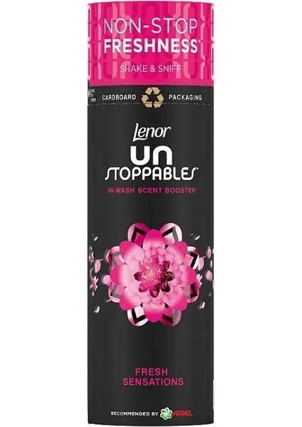 Unstoppables Fresh Sensations, Çamaşır Parfümü 245 gr – Çamaşırlarda Uzun Süreli Ferahlık