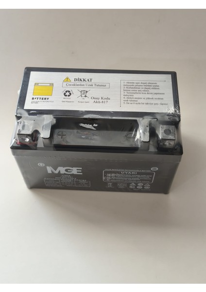 50CC 125CC Uyumlu Kaliteli Hazır Şarjlı Akü