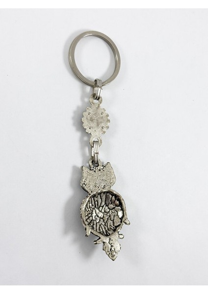 Eskitme Baykuş Tasarımlı Nazarlı Anahtarlık, Hediyelik Baykuş Anahtarlık indirimleri