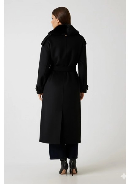 Ella Kadın Siyah Yün Karışımlı Kaban 5BGL027125A-JBLK modelleri