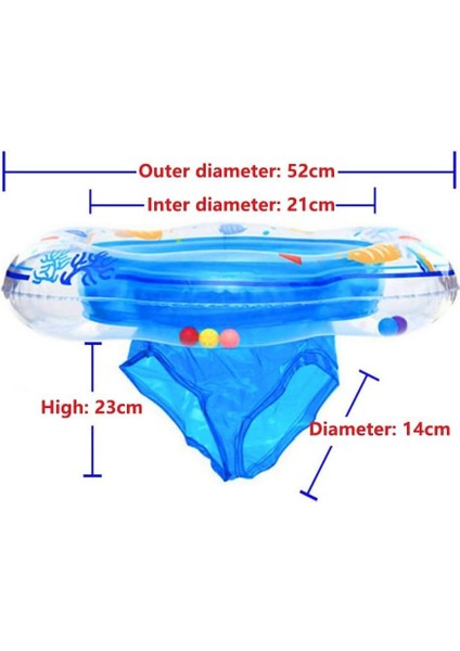 Bebek Havuzu Şamandırası, Güvenlik Koltuğu ile Bebek Yüzme Simidi, Çift Hava Yastıklı Pvc Şişme Yüzme Şamandırası, 6-48 Aylık Bebekler Için fiyatları