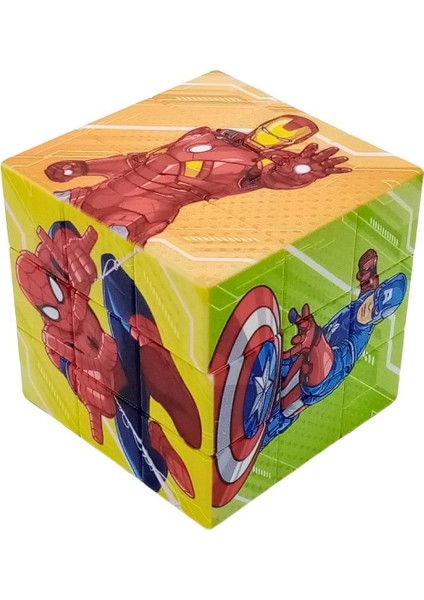 Renkli Sihirli Küp Yapboz, 5.5x5.5cm, Eğlenceli ve Zeka Geliştirici Oyuncak