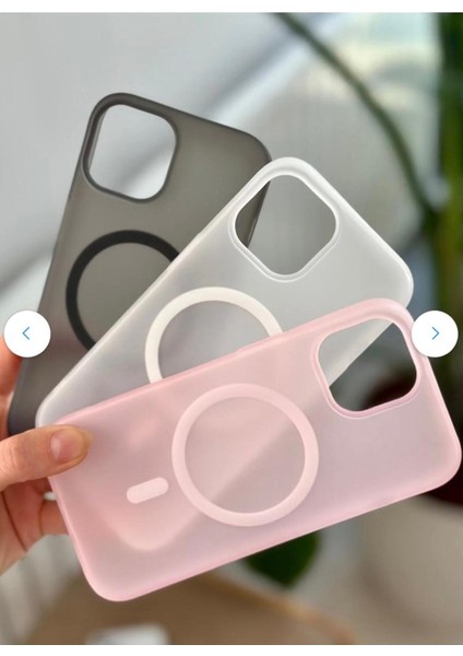 iphone 11 Uyumlu Kaliteli Parmak Izi Bırakmaz Gerçek Magsafe Özellikli Mat Şeffaf Kılıf