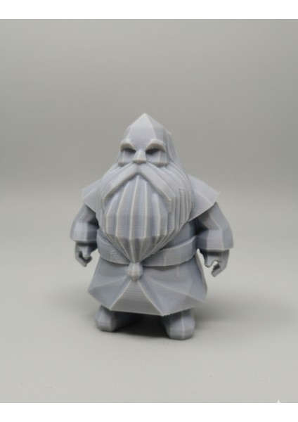 Orta Dünya'dan Efsanevi Gimli Cüce Heykeli - 10 cm 3D Baskı (Pla) fiyatları