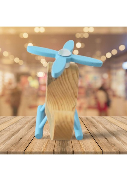 Doğal Ahşap Helikopter Oyuncak, Eğlenceli ve Güvenli Çocuklar Için Hobi Uçağı fırsatları
