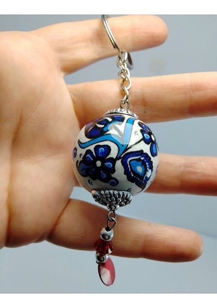 El Yapımı Anahtarlık Hediyelik Aksesuar Geleneksel Çini Desenli Seramik fiyatları