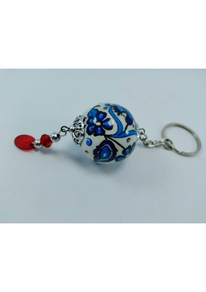 El Yapımı Anahtarlık Hediyelik Aksesuar Geleneksel Çini Desenli Seramik fırsatları