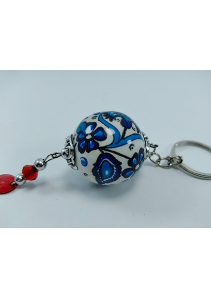 El Yapımı Anahtarlık Hediyelik Aksesuar Geleneksel Çini Desenli Seramik indirimleri