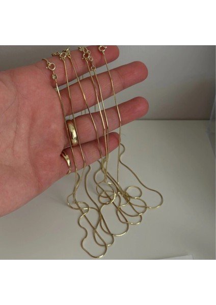 Xuping 14K Renkli 70 cm Yılan Zincir fırsatları