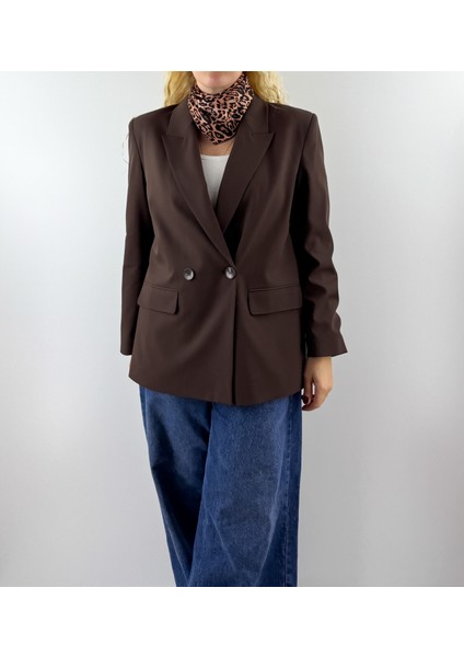 Leopar Desen Pamuklu Bandana