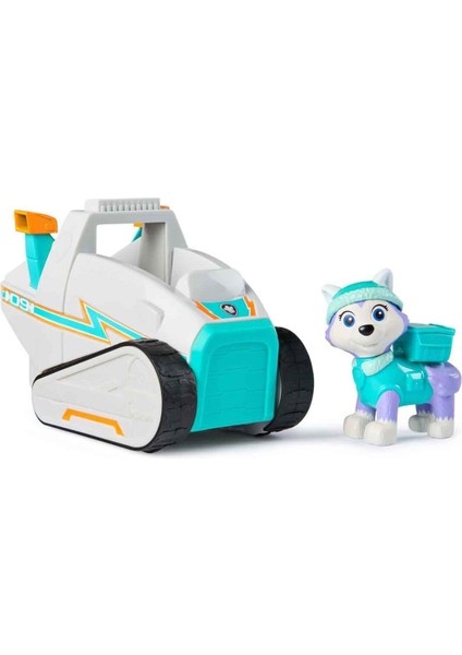 Paw Patrol Everest Figürü ve Kar Küreme Aracı – 6,5 cm Figür + 12 cm Araç – Çocuk Oyuncak Seti