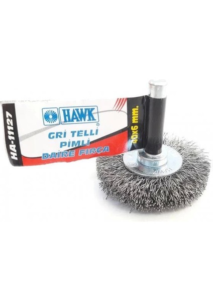 Hawk HA11127 Pimli Gri Tel Daire Fırça 40X6 mm