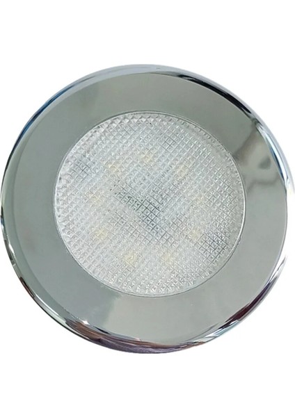 Tekne, Karavan Aydınlatması Ankastre Kromaj LED Spot No.2