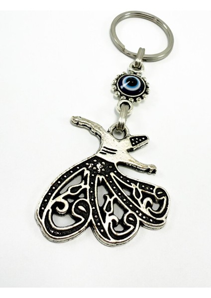 Eskitme Semazen Tasarımlı Nazarlı Anahtarlık, Hediyelik Semazen Anahtarlık