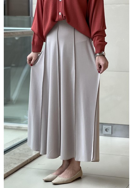 5468 Safir Parçalı Çan Etek