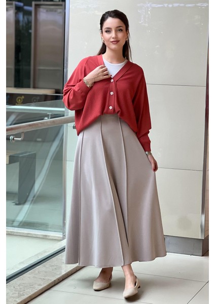 5468 Safir Parçalı Çan Etek modelleri