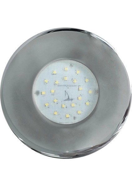 Tekne, Karavan Aydınlatması Sıva Üstü Kromaj LED Spot No.1