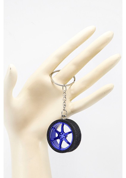 Lacivert Jantlı Mini Tekerlek Anahtarlık, Hediyelik Tekerlek Figürlü Anahtarlık modelleri