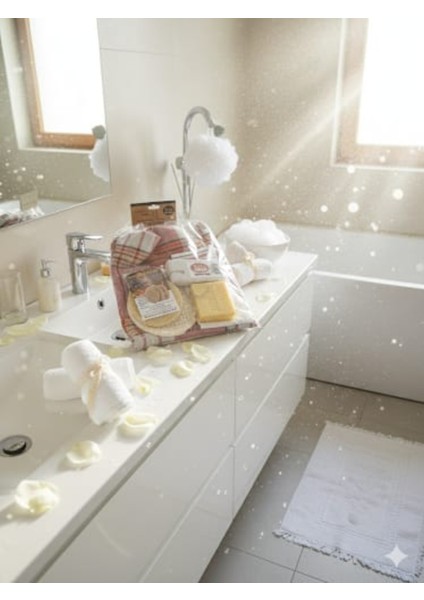 Gelin Duş Seti.kükürtlü Sabun,pestemal,3lü Disk,masaj Lifi fırsatları