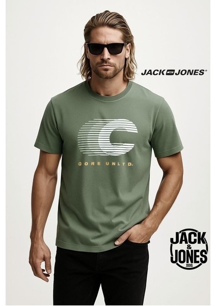 Jcovıbrant Logolu Yeşil Erkek Tişört 12277744