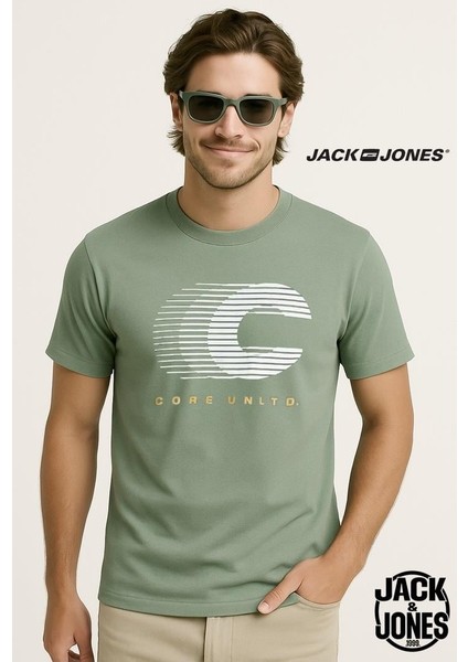 Jcovıbrant Logolu Yeşil Erkek Tişört 12277744