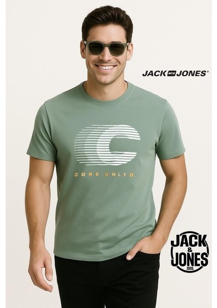 Jcovıbrant Logolu Yeşil Erkek Tişört 12277744