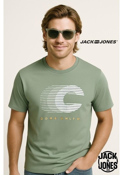 Jcovıbrant Logolu Yeşil Erkek Tişört 12277744