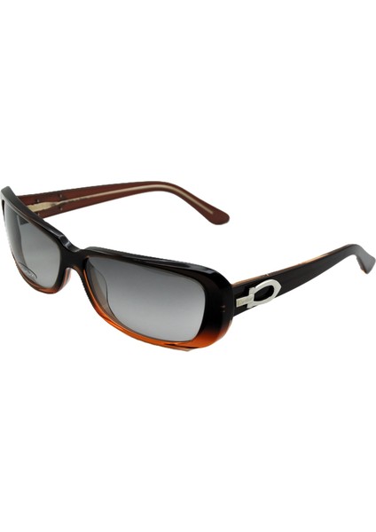 Vintage Thalıe Bordo Altın Kaplamalı Gri Kadın Güneş Gözlüğü