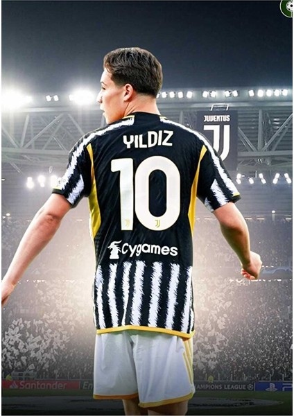 J.u.v.e.n.t.u.s 2023/24 Yeni Sezon Kenan Yıldız Iç Saha Forması (10 Numara)