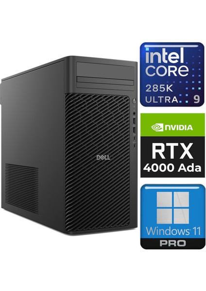 Dws Pro Max T2 Ultra 9 285K 32GB 1tb SSD 20 GB RTX4000 Ada W11P Iş Istasyonu FCT2250