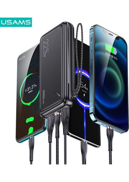 CD168 20000 Mah Powerbank | 22.5W Hızlı Şarj | 3 Çıkışlı | LED Ekranlı | Pd & Qc Destekli Taşınabilir Şarj Cihazı modelleri