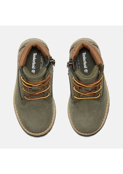 Pokey Pine Mıd Lace Up Wıth Zıp Boot Çocuk Haki Bot TB1A1VOSA581 modelleri