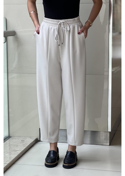 5554 Önden Parçalı Havuç Bambu Pantolon