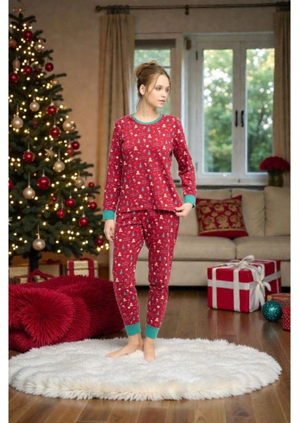- Anne–kız Yılbaşı Pijama Takımı (Anne Pijama) modelleri