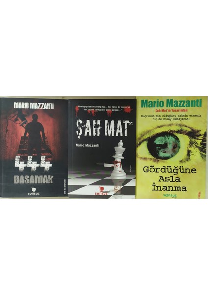 444 Basamak - Şah Mat-Gördüğüne Asla Inanma 3 Lü Set Mario Mazzanti